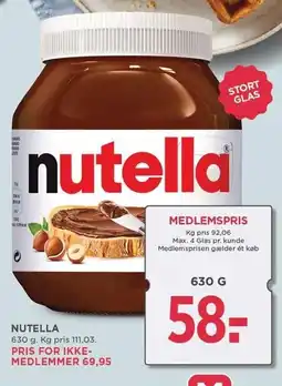 MENY NUTELLA tilbud