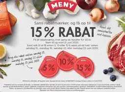 MENY Saml rabatmærker, og få op til 15% RABAT tilbud