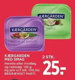 MENY KÆRGÅRDEN MED SMAG - 2 STK tilbud