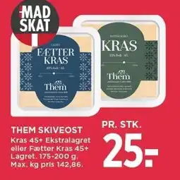 MENY THEM SKIVEOST tilbud