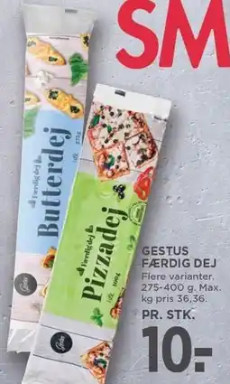 MENY GESTUS FÆRDIG DEJ tilbud