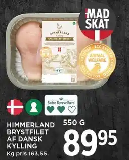 MENY HIMMERLAND BRYSTFILET AF DANSK KYLLING tilbud