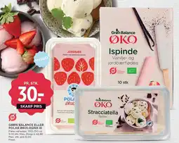 MENY GRØN BALANCE ELLER POLAR ØKOLOGISKE IS tilbud