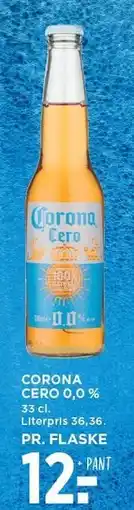 MENY CORONA CERO 0,0% tilbud