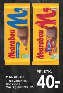 MENY MARABOU tilbud