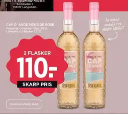 MENY CAP D' AGDE DÉSIR DE ROSÉ tilbud
