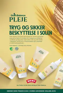 MENY TRYG OG SIKKER BESKYTTELSE I SOLEN tilbud