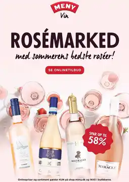 MENY ROSÉMARKED tilbud