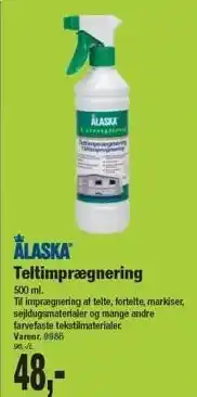 Harald Nyborg ALASKA Teltimprægnering tilbud