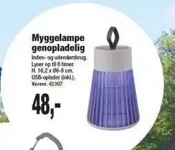 Harald Nyborg Myggelampe genopladelig tilbud