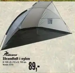 Harald Nyborg Nakano Strandtelt i nylon tilbud