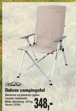 Harald Nyborg CampOut Deluxe campingstol tilbud