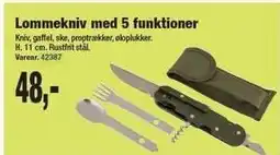 Harald Nyborg Lommekniv med 5 funktioner tilbud