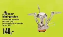 Harald Nyborg Nakano Mini gasblus tilbud
