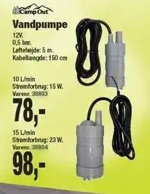 Harald Nyborg CampOut Vandpumpe tilbud