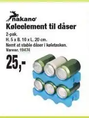 Harald Nyborg NAKANO Køleelement til dåser tilbud