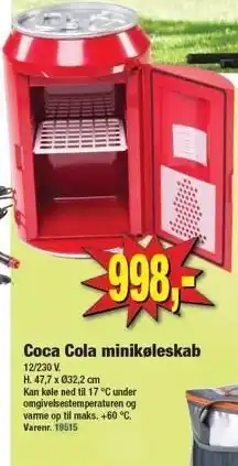 Harald Nyborg Coca Cola minikøleskab tilbud