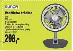 Harald Nyborg Ventilator trådløs tilbud