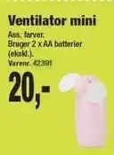 Harald Nyborg Ventilator mini tilbud