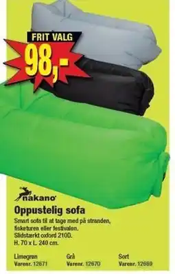 Harald Nyborg Oppustelig sofa tilbud