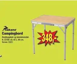 Harald Nyborg NAKANO Capingbord tilbud