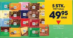 BorderShop Ritter Sport chokolade - 5 STK tilbud