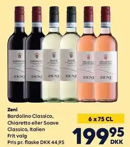 BorderShop Zeni Bardolino Classico, Chiaretto eller Soave Classico tilbud