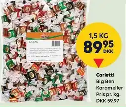 BorderShop Carletti Big Ben Karameller tilbud