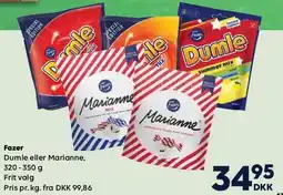 BorderShop Fazer Dumle eller Marianne tilbud