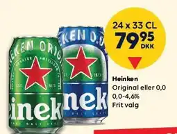 BorderShop Heineken Original eller 0,0 tilbud