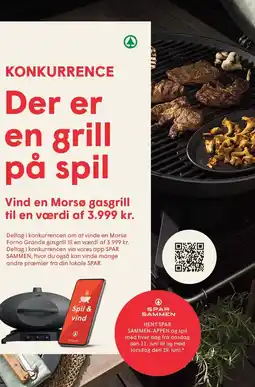 SPAR KONKURRENCE - Der er en grill på spil tilbud