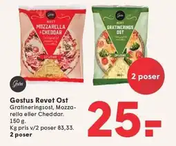 SPAR Gestus Revet Ost - 2 poser tilbud
