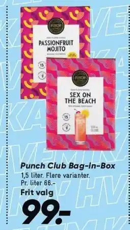 Bilka Punch Club Bag-in-Box tilbud