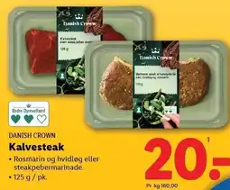 Lidl Kalvesteak tilbud