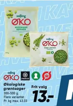 Bilka Salling ØKO Økologiske grøntsager tilbud