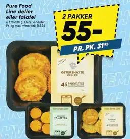 Bilka Pure Food Line deller eller falafel tilbud