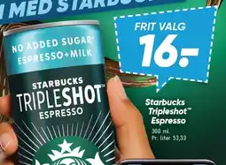 Bilka Starbucks Tripleshot Espresso tilbud