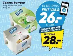 Bilka Zanetti burrata tilbud