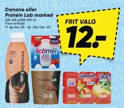 Bilka Danone eller Protein Lab marked tilbud
