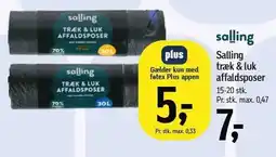 Føtex Salling træk og luk affaldsposer tilbud