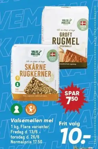 Bilka Valsemøllen mel tilbud
