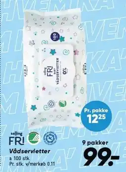 Bilka Salling Fri Vådservietter tilbud