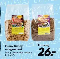 Bilka Funny Hunny morgenmad tilbud