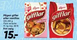 Bilka Pågen giflar eller vanillas tilbud