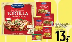 Føtex Santa Maria krydderi glas eller TexMex tilbud