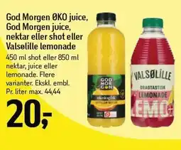 Føtex Juice eller Lemonade tilbud