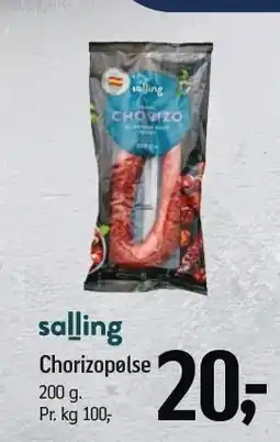 Føtex Salling Chorizopølse tilbud