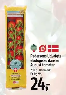 Føtex Pedersens udvalgte økologiske danske August tomater tilbud