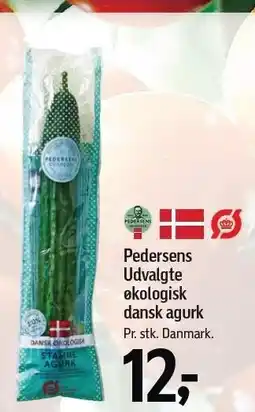 Føtex Pedersens udvalgte økologisk dansk agurk tilbud