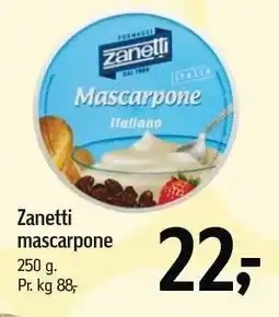 Føtex Zanetti mascarpone tilbud